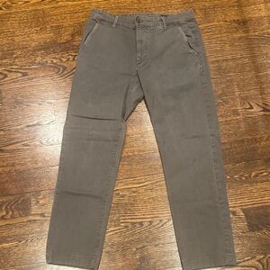 AG Adriano Goldschmeid Men's Charcoal Chinos